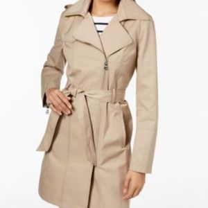 Vince Camuto Fleet Street Rain Jacket Petite L